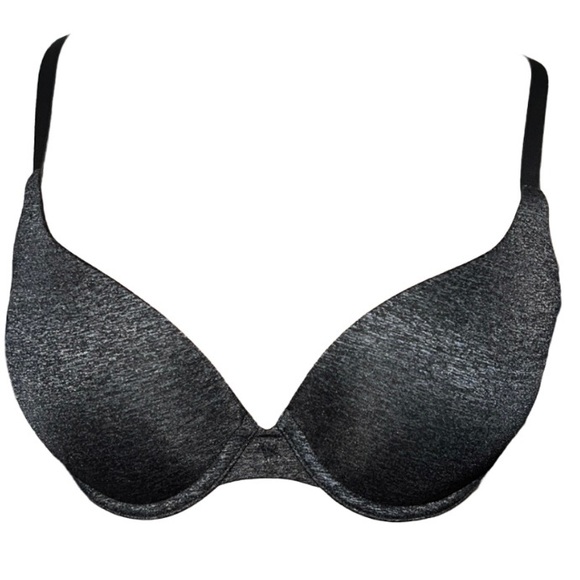 SOLD 2 Victorias Secret Padded Perfect Coverage bras 34D blue and black - Picture 3 of 8